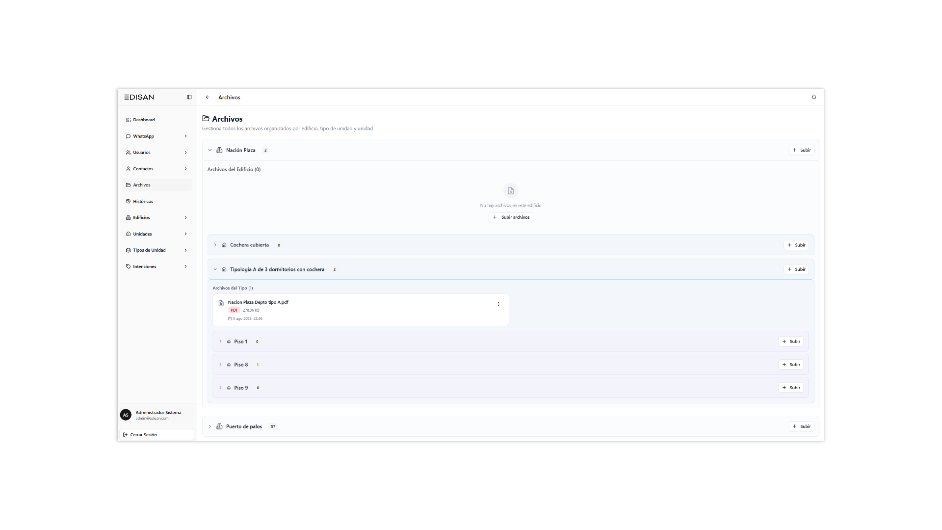 Administración de Archivos